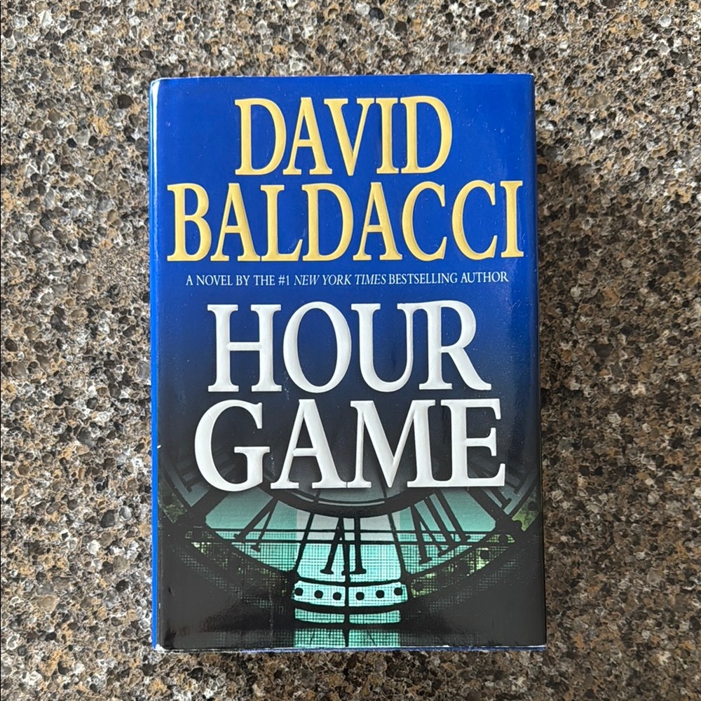 David Baldacci's 'Hour Game' Hardcover Book - practically Like New